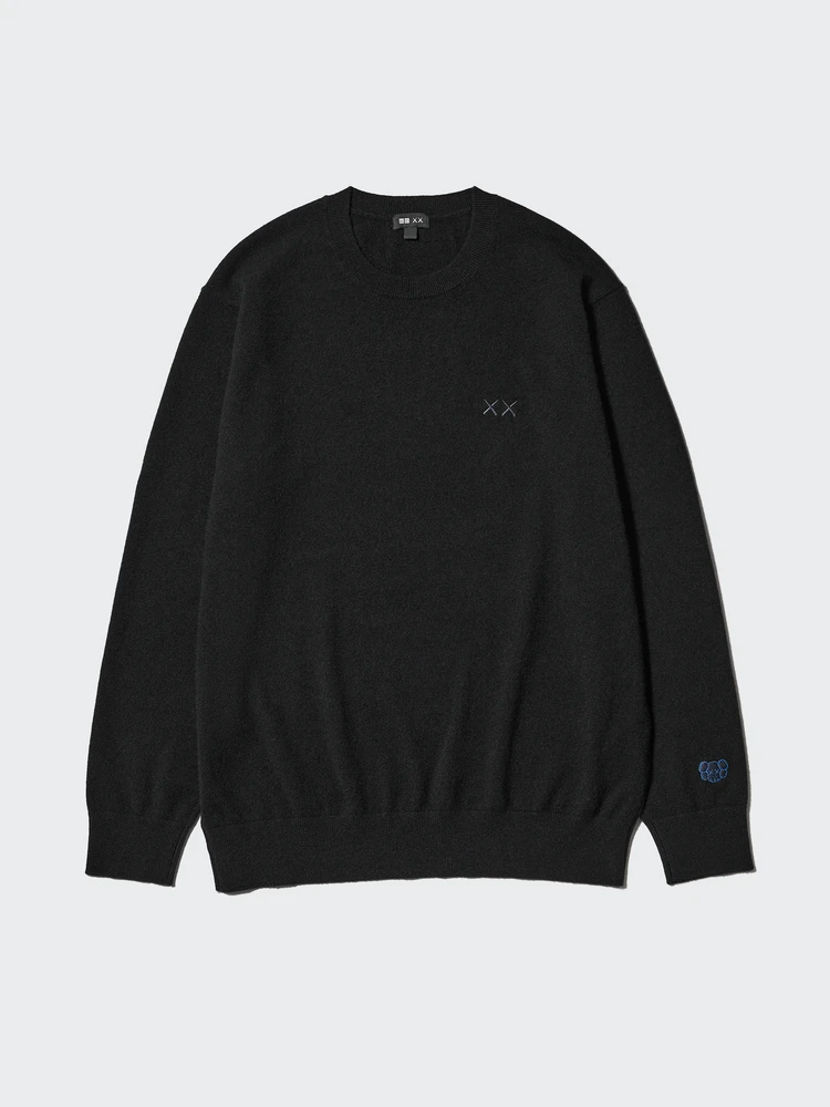 カシミヤ クルーネックセーター¥12900