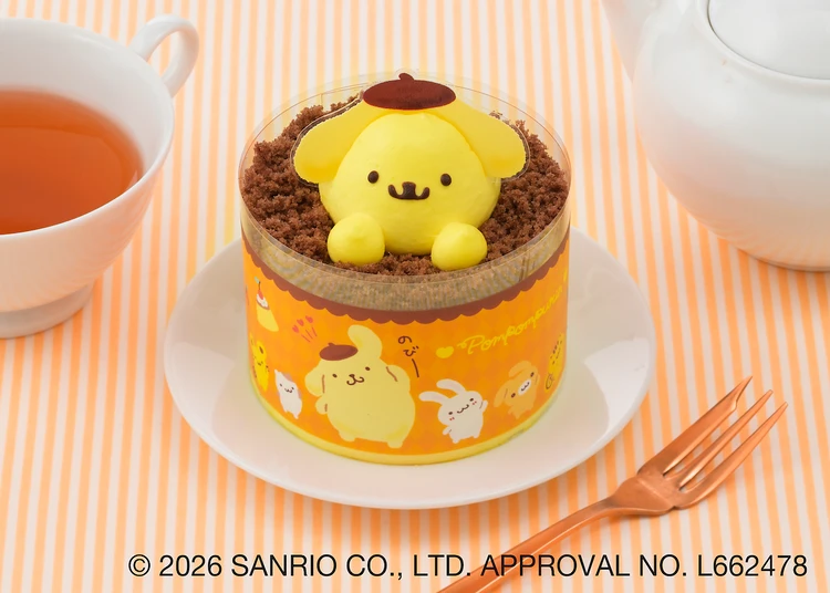 「ポムポムプリンのプリン風ケーキイメージPh