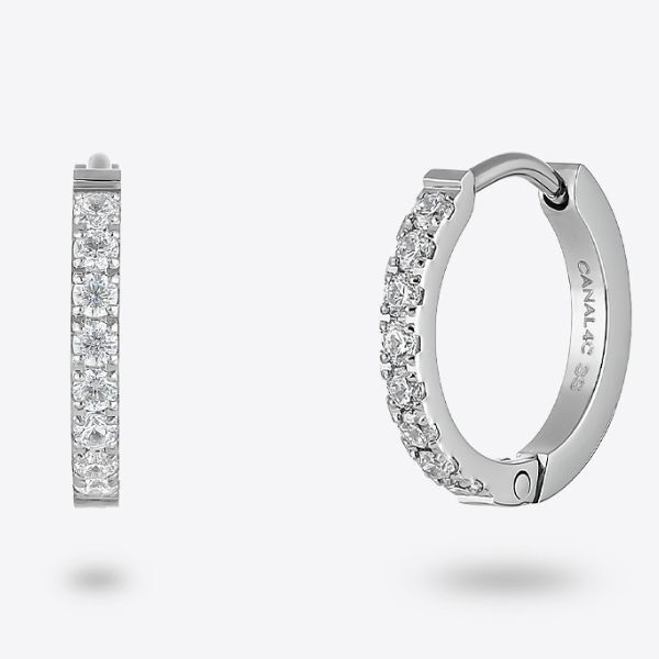 CANAL ４℃「SUS316L Pierced Earrings / CZ」