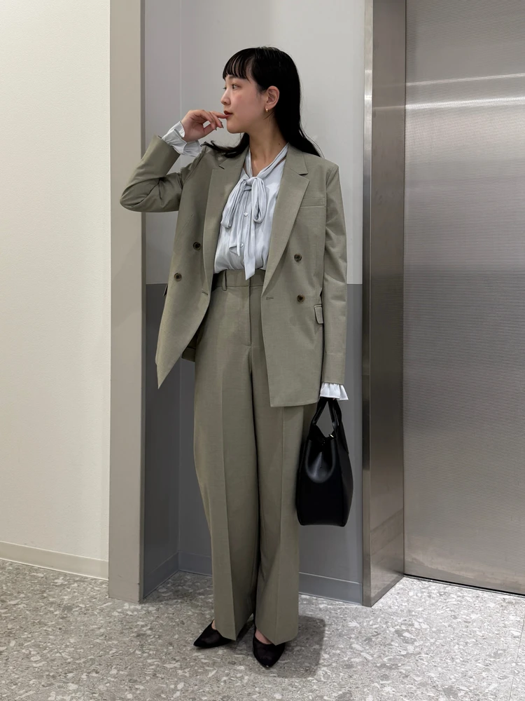 スーツスクエア TRトロピカル2WAYストレッチ プレス着用画像