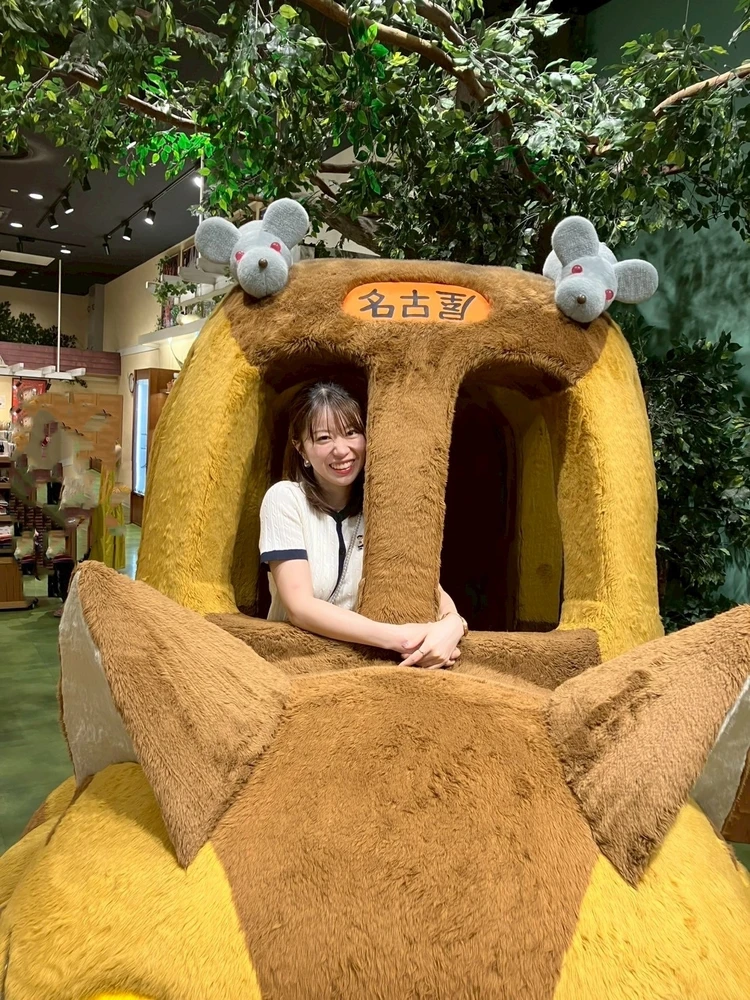 名古屋駅のどんぐり共和国でネコバスと