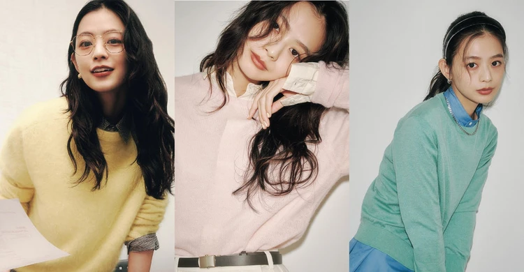 昼の会議にも夜の忘年会にもしっくりくる！「堅いシャツ×柔らかいニット」3コーデ