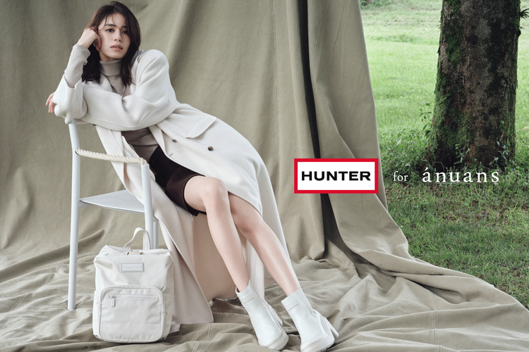【anuans × HUNTER】英国の名品と紡ぐ、洗練のコラボレーションが始動