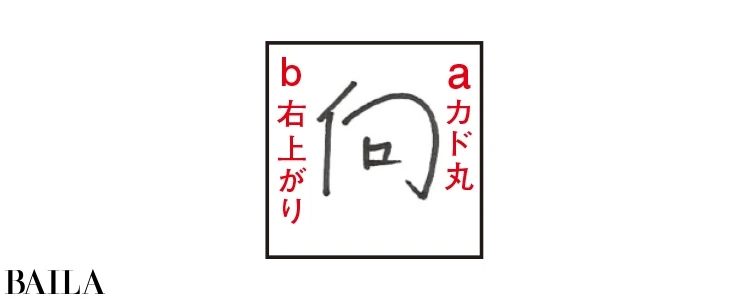 【書き文字性格診断・基本性格④】あなたの＜変わり者度＞を「向」の書き文字で診断_3