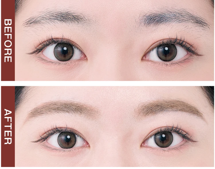 K毛がまばらな眉はすき間をパウダー埋めて理想の薄アーチ眉に!【お悩み別・働く大人の正解眉の作り方】