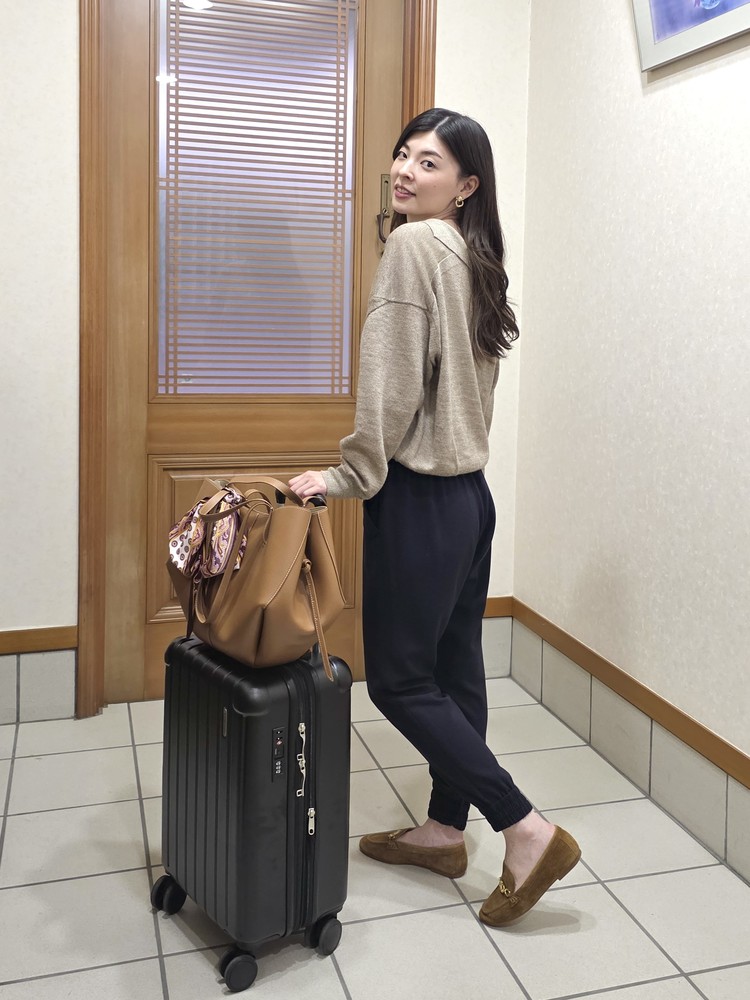 ポレーヌ「Cyme」と旅行コーディネート