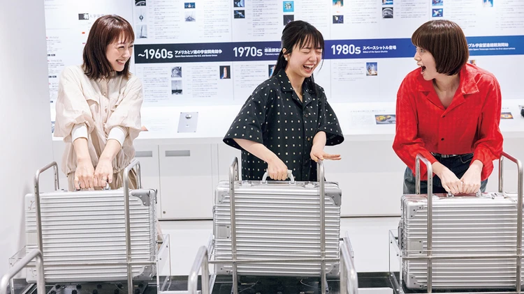 川田裕美×佐藤栞里×上白石萌音が行く！ 『Space Travelium TeNQ』で宇宙旅行体験♪