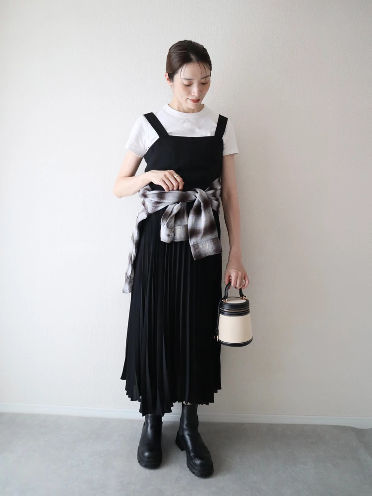 UNIQLO ユニクロ　メンズ　フランネルチェックシャツ　おすすめ　着こなし　着まわし　コーデ　腰巻き