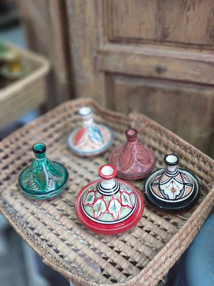 モロッコ　陶器　お土産　ミニタジン