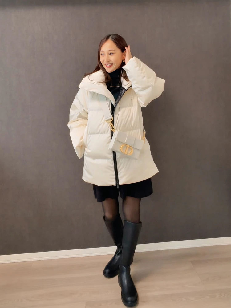 【UNIQLO＋J】ダウンを使ったきれいめおでかけコーデ