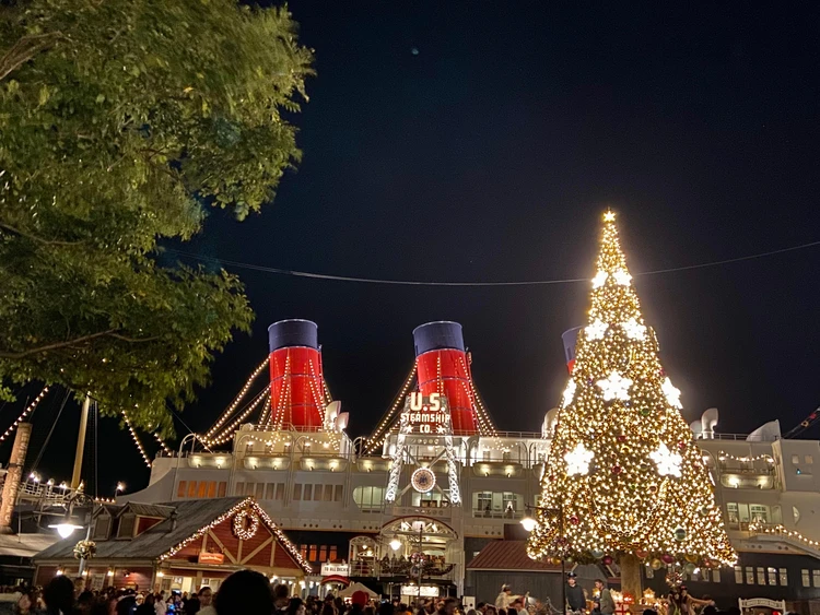 ディズニーシーのクリスマスツリー