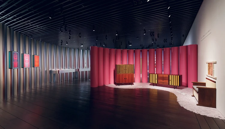 「エットレ・ソットサス展」展示風景