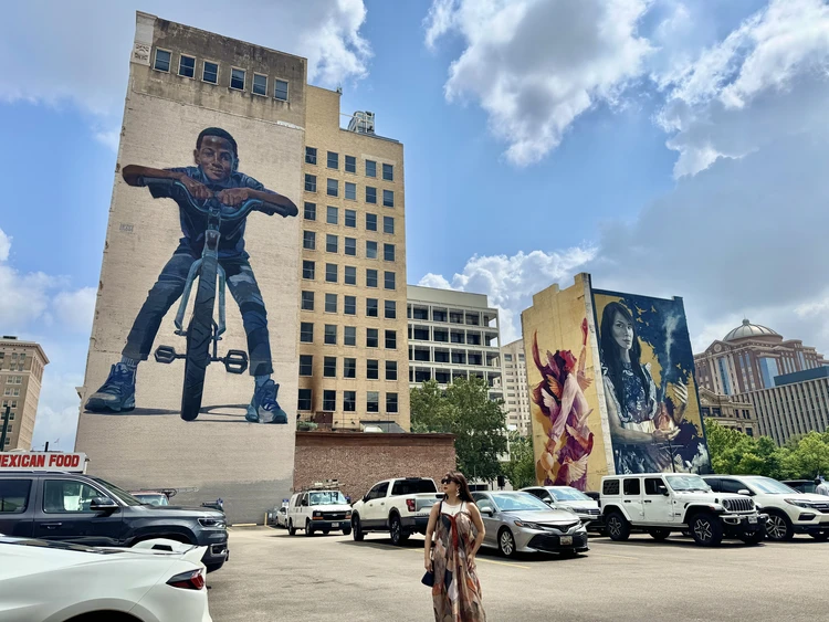 アメリカ　ヒューストン　観光　ウォールアート　NASA以外　フォトジェニック