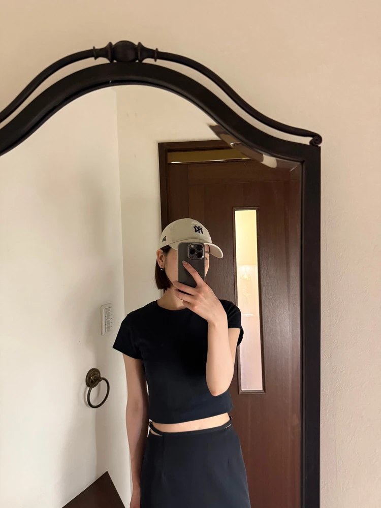 【冬コーデ】CODE Aブラックタイトスカートの着回し2選！高身長コーデ_2