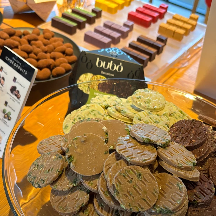 ブボのチョコレート食べ放題のラインナップ
