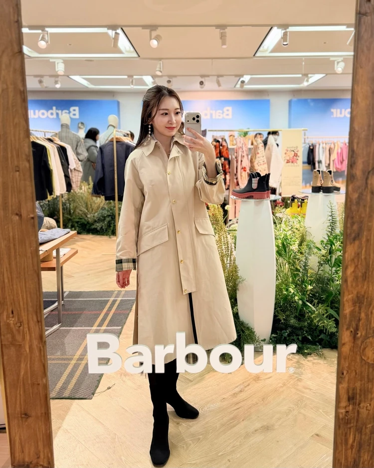 Barbour バブアー 展示会 試着レポ レディース 春アウター