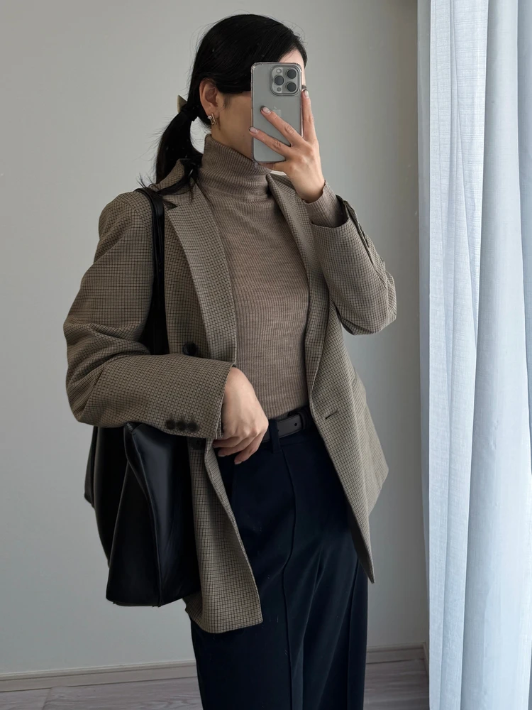 ベルトもブラウンのベルトをしてコーデのバランスをとりました