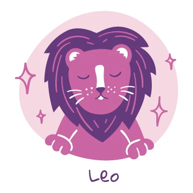 獅子座のイラスト