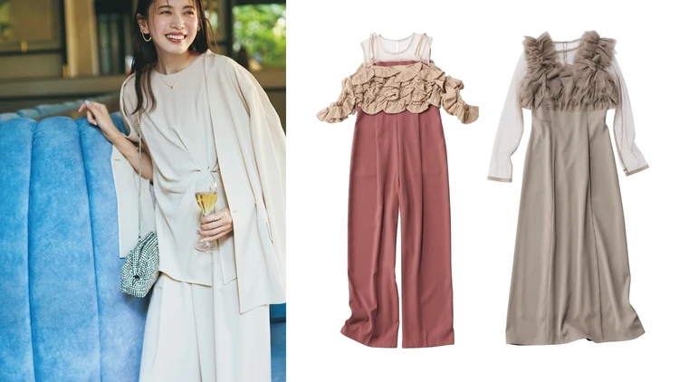 最旬お呼ばれ服「ビスチェ風」＆「セットアップ」で洒落見え！【3万円台以下で買える結婚式お呼ばれ服】