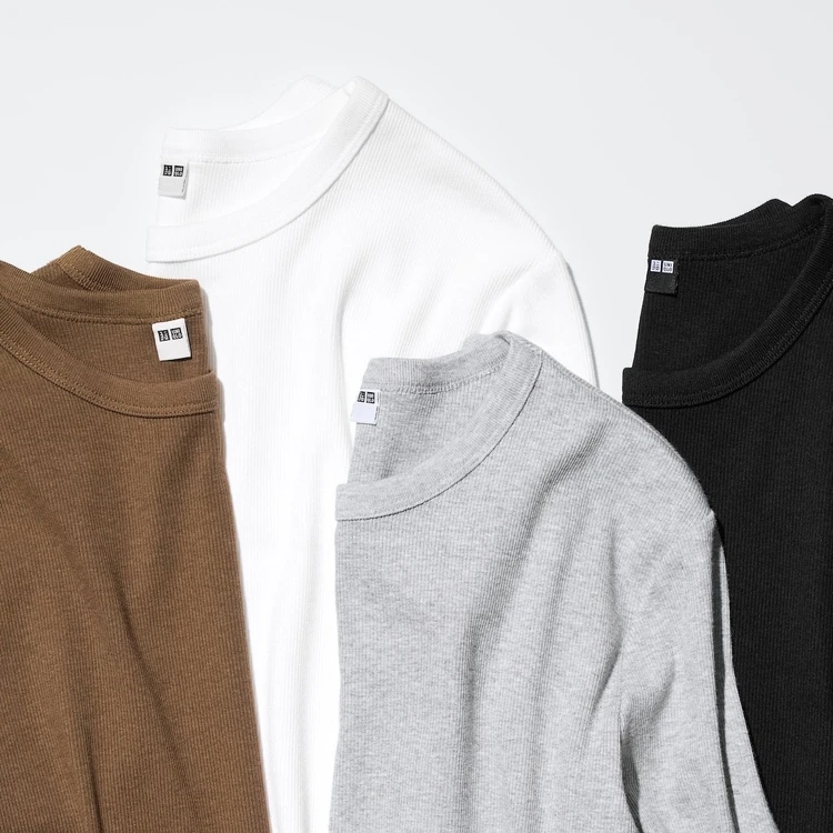 【UNIQLO : C】正直、週3で着てます。スムースコットンクルーネックセーター_4_2