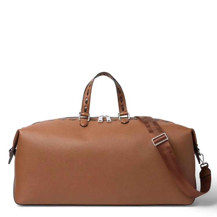 「フェンディ ルイ ダッフル」バッグ　ラージサイズ　ブラウン 