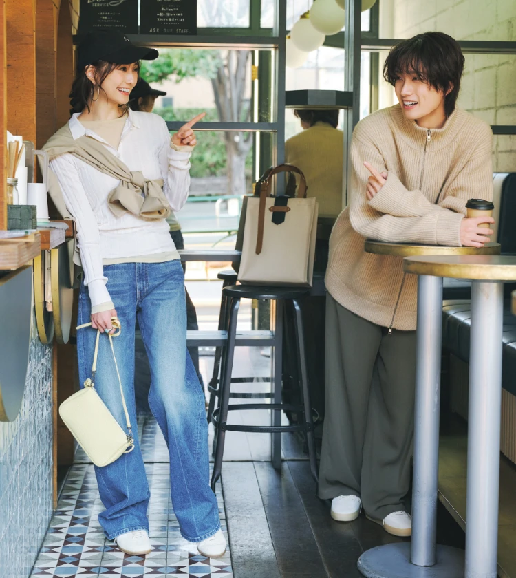 新入社員役に山中柔太朗さん登場！春に似合うシャツで好感度アップをねらう5コーデ