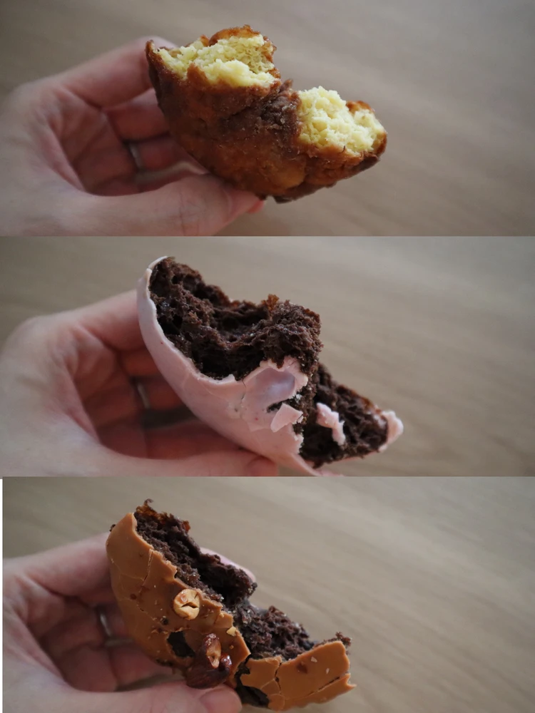 I'm donut ？　アイム　ドーナツ　グルテンフリー　渋谷　表参道　オープン　6月　29日　アイムフリー？　オリジナル　いちご　チョコレート　キャラメル　ナッツ　断面