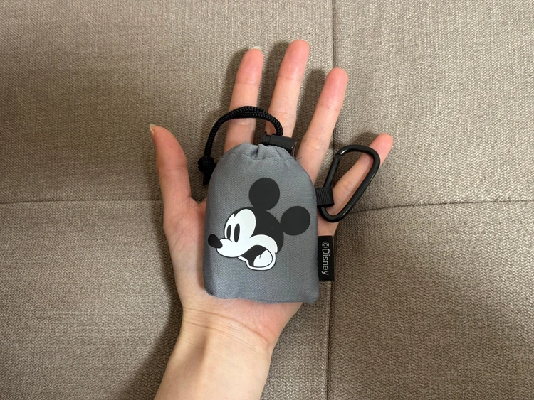スタンダードプロダクツ　くしゅっとコンパクトエコバッグ　ミッキー　ディズニーグッズ