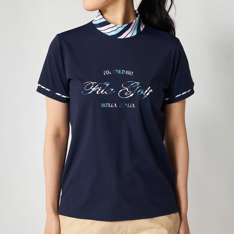 フィラ　トップス　ネイビー