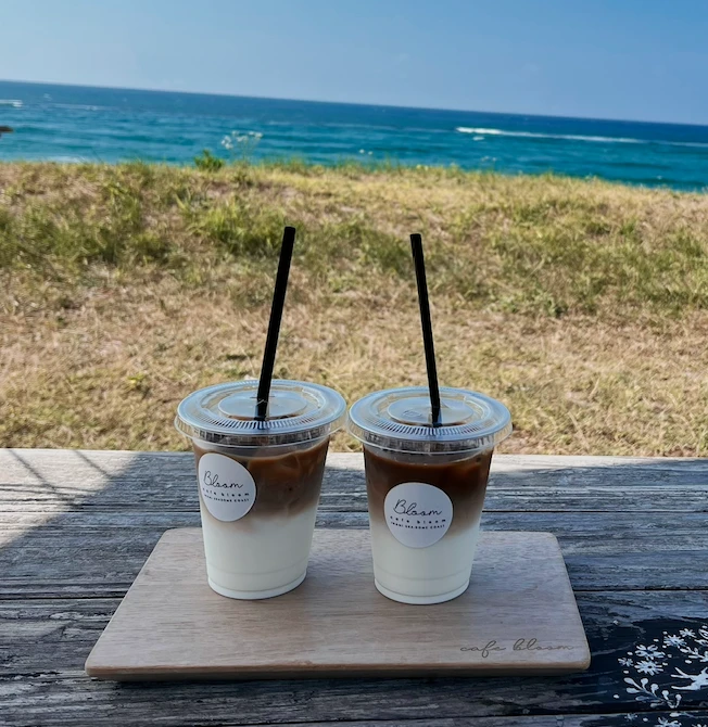 【鳥取】海の見えるカフェ「cafe bloom」🩷 隠れ家で幸せラテタイム〜_1_1