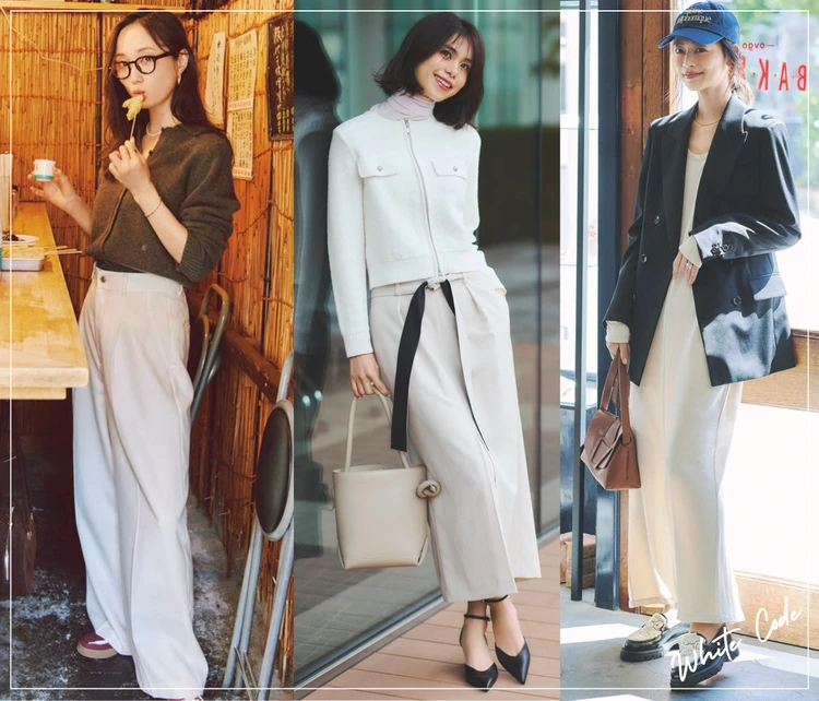 【2026年】大人女子「ホワイト(白)」コーデ49選。 白シャツ、白ブラウス、白スカート…大人女子に似合う“白”の着こなしまとめ。