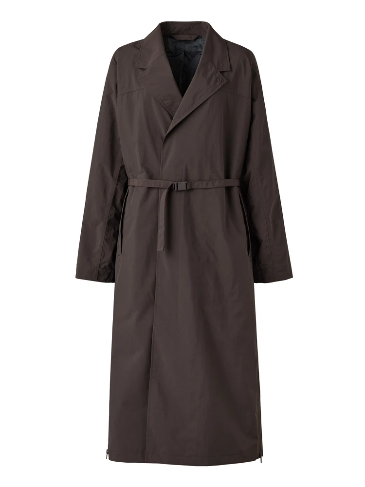 ステンカラーロングコート¥12900