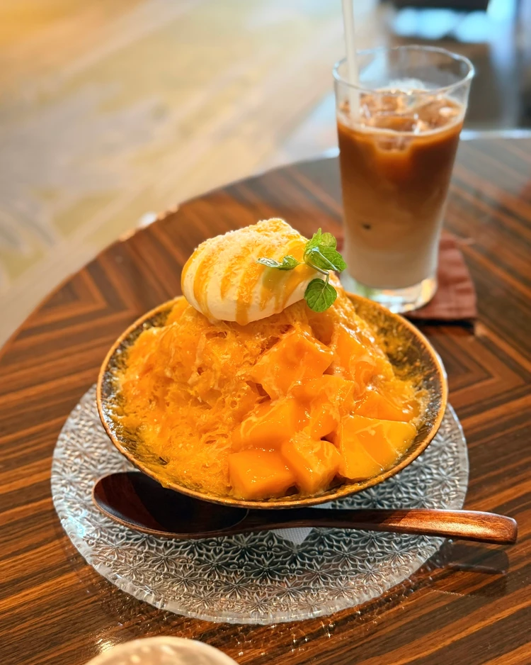パレスホテル東京　マンゴー　かき氷　シェーブアイス