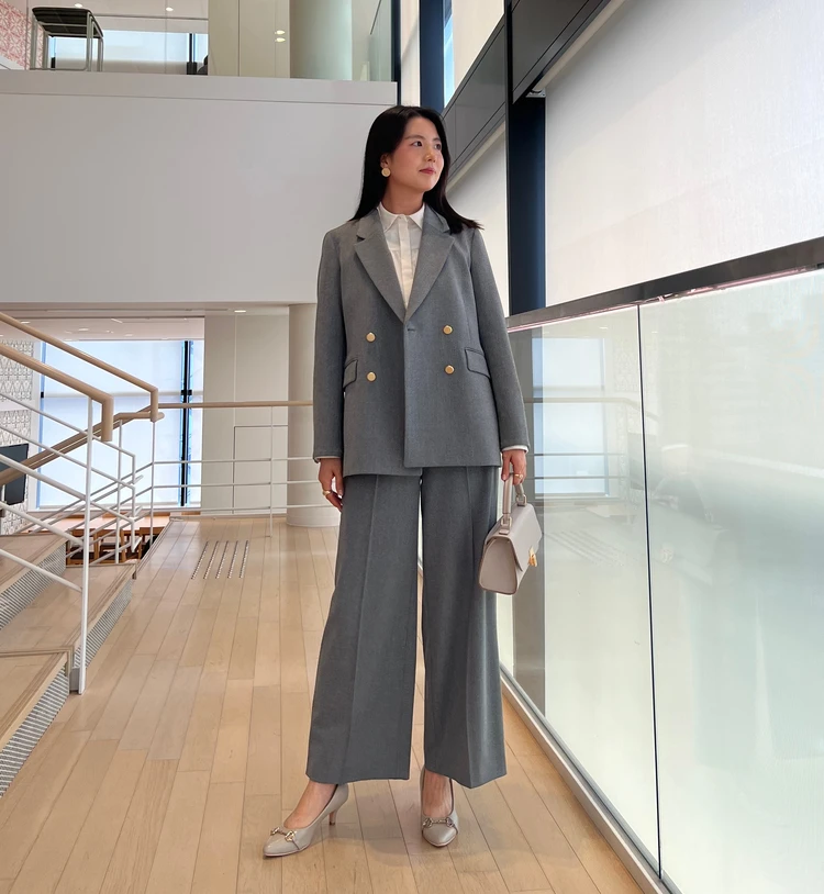 ANY SIS(エニィ スィス) セットアップ プレス着用画像