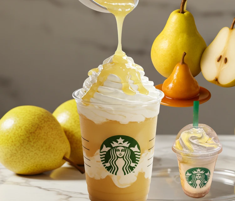 【スタバ新作レビュー】洋なし×生キャラメルの贅沢フラペチーノ、先行体験してみたら…想像以上に〇〇だった!_2