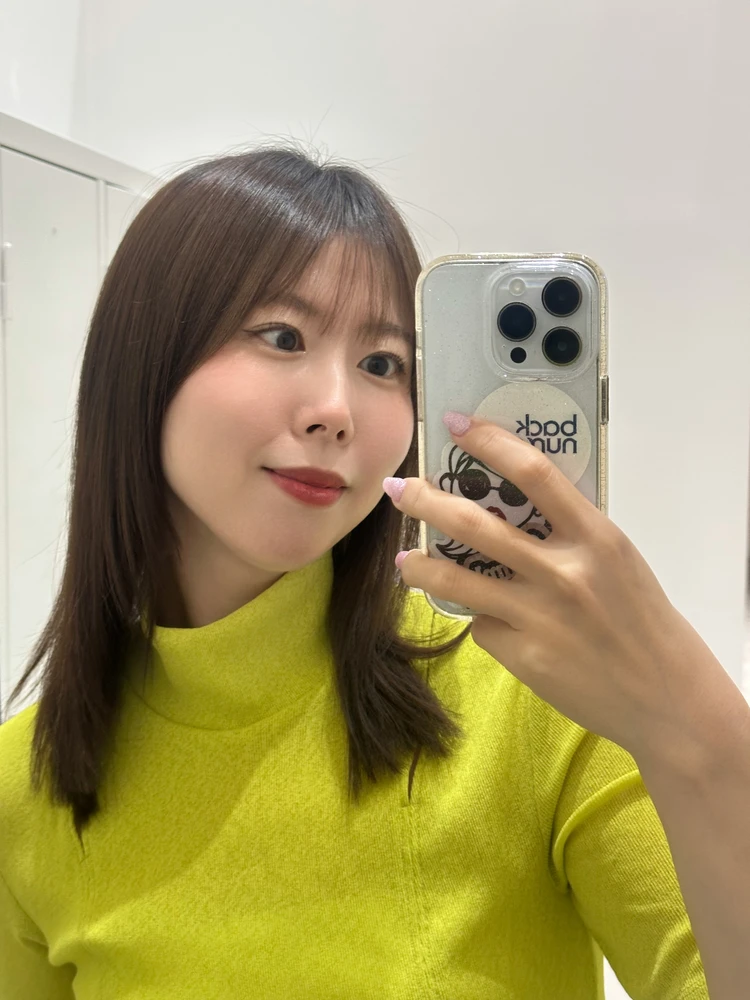 施術直後の写真