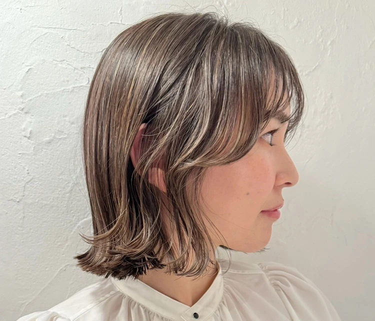 30代ー40代髪型・ボブのサイド