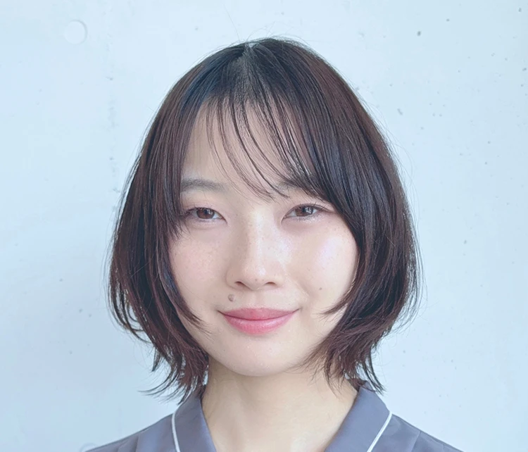 30代ー40代髪型・ボブの正面