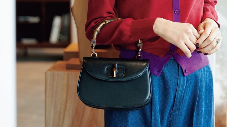 【グッチの格上げバッグ】アートピースのような名品バッグ「グッチ バンブー 1947」でコーデを洗練！