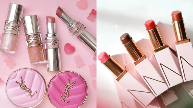 【ナーズ、イヴ・サンローランほか】2026年春新色コスメ13選。美容家が全色お試し!実際に使って感じたコスメレビューも合わせてチェック