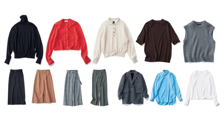 【2025年秋冬通勤ワードローブ12着】冬こそ使える「涼しいニット」で寒い⇔暑いをスマートに乗りきろう