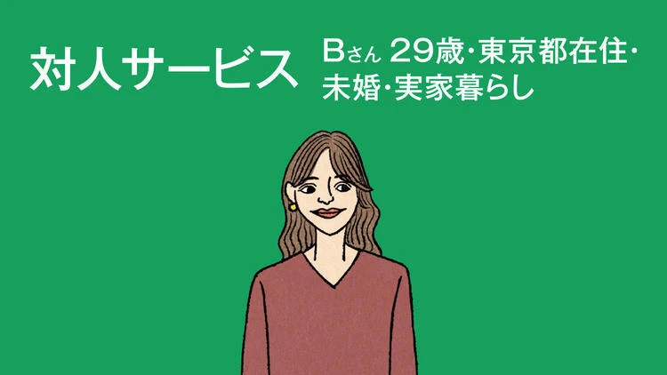 Bさん 29歳・東京都在住・ 未婚・実家暮らし
