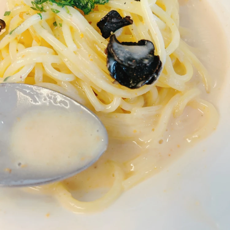 【渋谷でちょっとリッチな高コスパランチ】黒トリュフとウニの絶品クリームパスタ♡#グルメ部_9