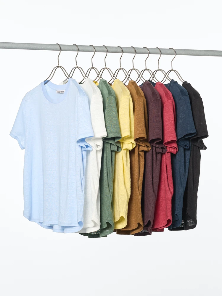 ユニクロ アンド コントワー・デ・コトニエ　2026年春夏コレクション　リネンクルーネックT