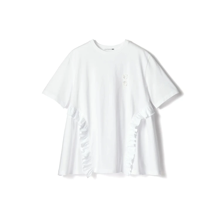 ユニクロ アンド セシリー バンセン　フリルT￥2990