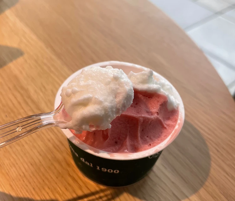 「Giolitti」ジェラート　ココナッツライム
