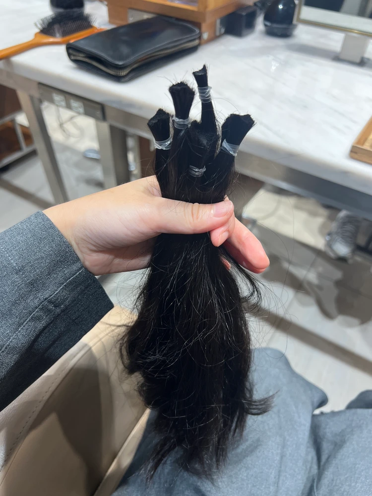 人生初のヘアドネーション！ロングからばっさりボブに♡_3_1