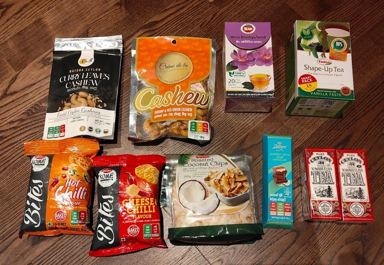 スリランカ　スーパーマーケット　購入品