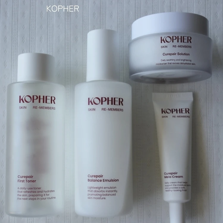 KOPHER スキンケア  韓国のドクターズコスメブランドのスキンケアアイテム。肌のコンディションを整える