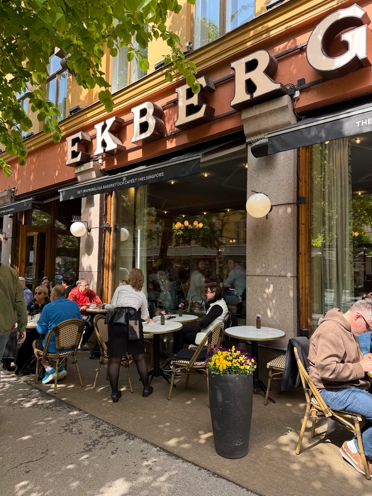 実際にフィンランドでEkbergに行った時のお店の様子